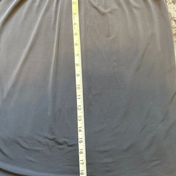 Maggy London one sided shoulder dress Navy color Size 14 NWT - Picture 6 of 8